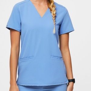 FIGS ceil blue scrub set size xs